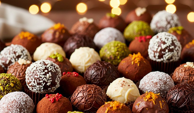 Trufas Navideñas Caseras: Receta Peruana Fácil, Deliciosay Perfectas para Regalar